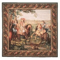 Gobelín Tapisserie La prise de Lille carree Gobelín Tapisserie La prise de Lille carree